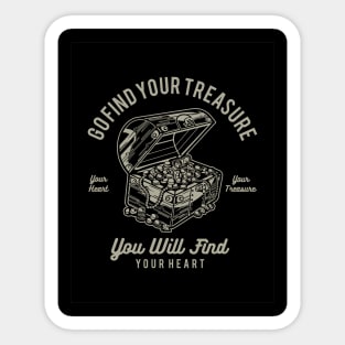 Heart is Your Treasure Sticker